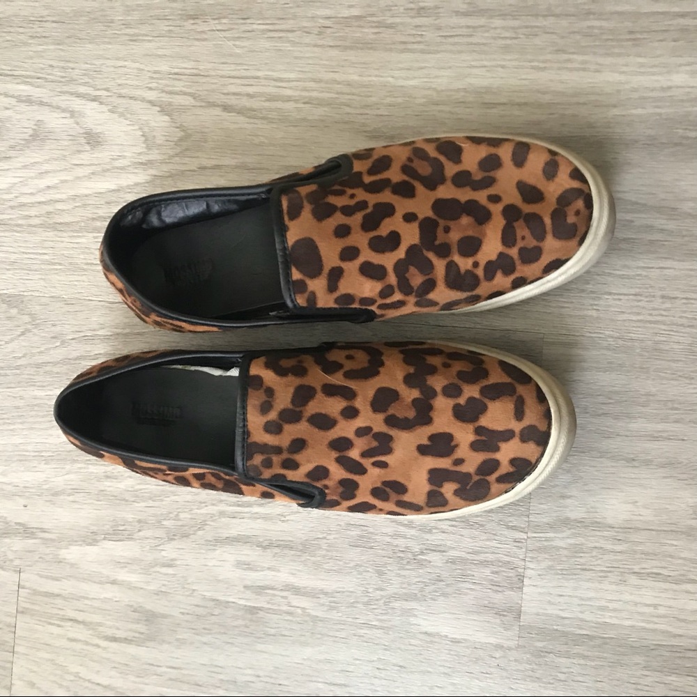 Cheetah Print Slip-On Sneakers